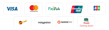 Ahmadhost accept EasyPaisa, Jazzcash, visa, NayaPay, gpay,mastercard, net banking